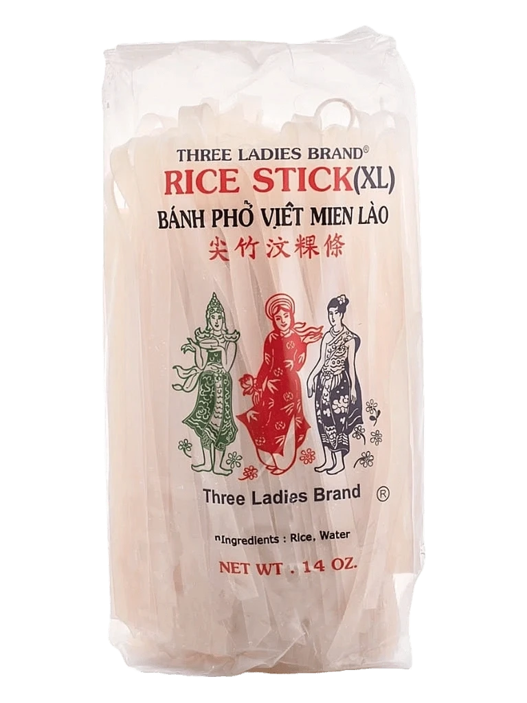 Three Ladies Rice Stick Bánh Phở Việt Miên Lào - 14oz