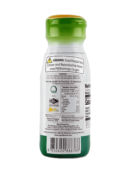 Squid Brand Vegan Fish Sauce - 180mL - Green Mekong Lotus Co.