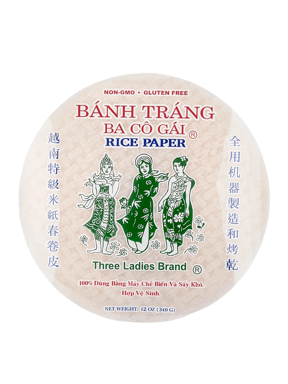Three Ladies Rice Paper - Green Mekong Lotus Co.